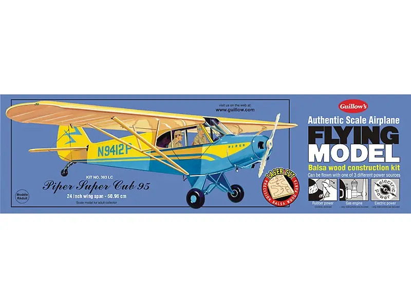Piper Super Cub 95 24" Wing Span 1