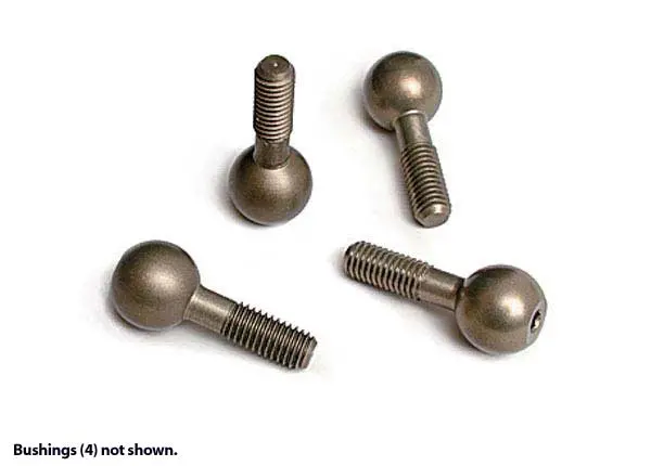 Pivot Balls, Hard-Anodized 7075-T6 Aluminum (4)/ Pivot Ball Cap Bushings (4) 1