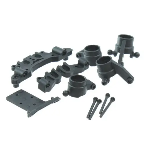 Plastic Front Steering Knuckle (2Pcs), Front & Rear Shock Towers (1Ea.), Rear Hub Carriers (2Pcs), & Rear Bumper (1Pc)(V2) 1