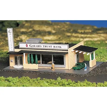 Plasticville Drive-In Bank N Scale 1