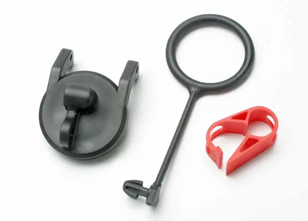 Pull Ring, Fuel Tank Cap (1)/ Engine Shut-Off Clamp (1) 1