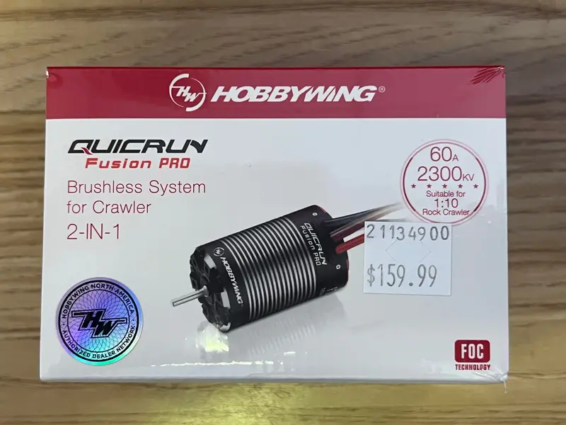 Quicrun Fusion Pro 2-In-1 Brushless System For Crawler 1