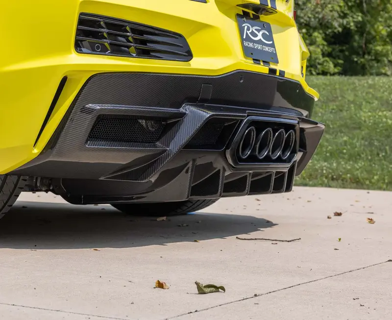 Racing Sport Concepts - Carbon Gtz Heckdiffusor Passend Für Chevrolet Corvette C8 Z06 1