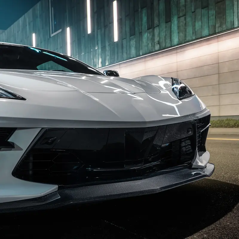 Racing Sport Concepts - Gt Carbon Frontspoilerlippe Passend Für Chevrolet Corvette C8 1