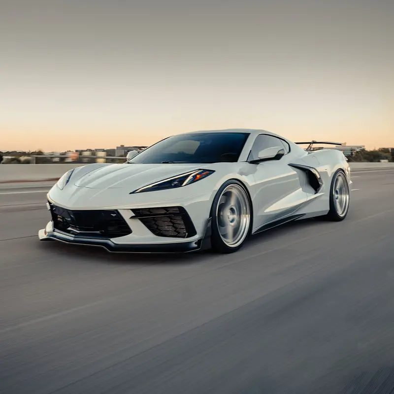 Racing Sport Concepts - St Carbon Frontspoilerlippe Passend Für Chevrolet Corvette C8 1
