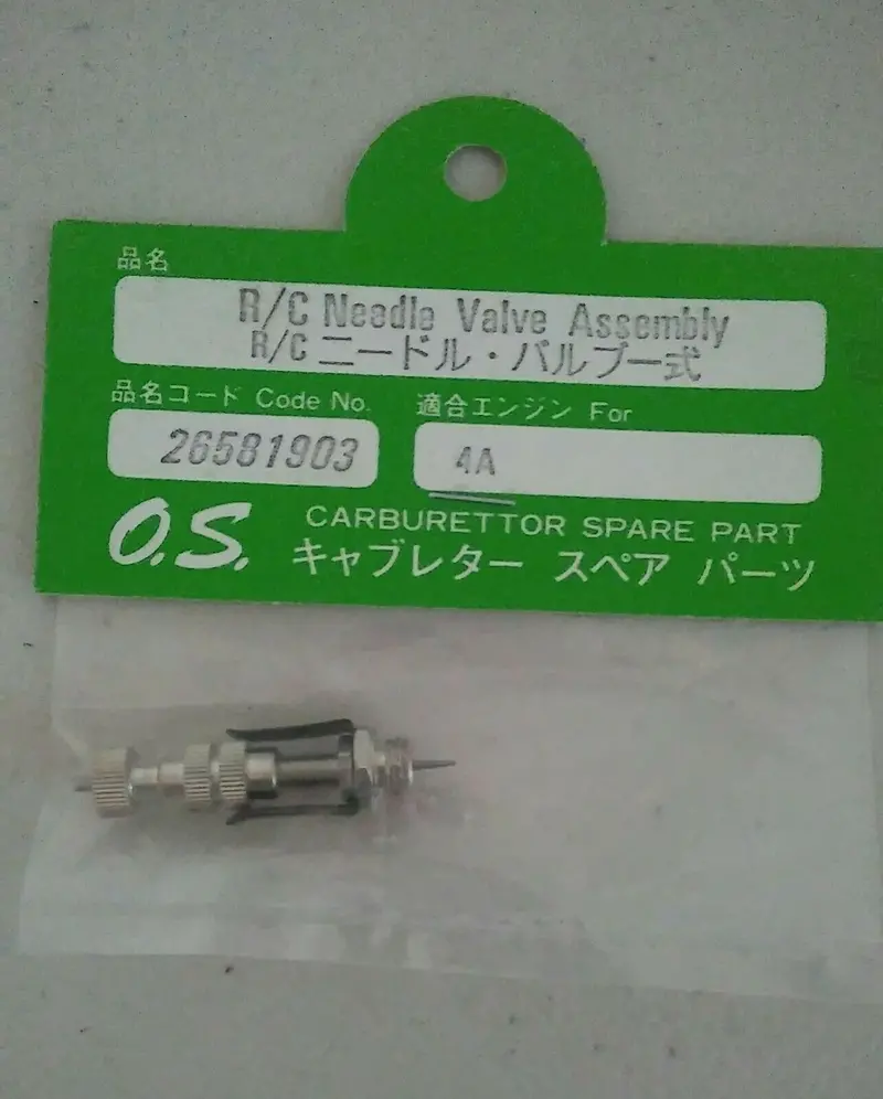 Rc Needle Valve Assembly 1