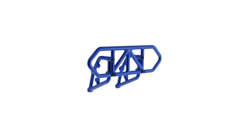 Rear Bumper 2Wd Slash Blue 1