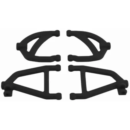 Rear Upper & Lower A Arm Set Black 1