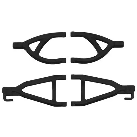 Rear Upper & Lower A-Arm Set Black Traxxas 1:16 Mini E-Revo 1