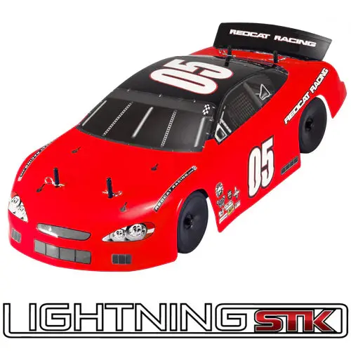 Redcat Lightning Stk Rc Car - 1:10 Brushed Electric On Road Car - Red 1