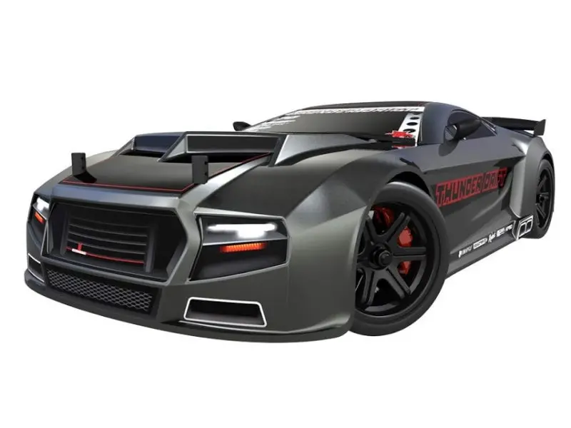 Redcat Thunder Drift Rc Car - 1:10 Brushed Electric Drift Car (Gun Metal) 1