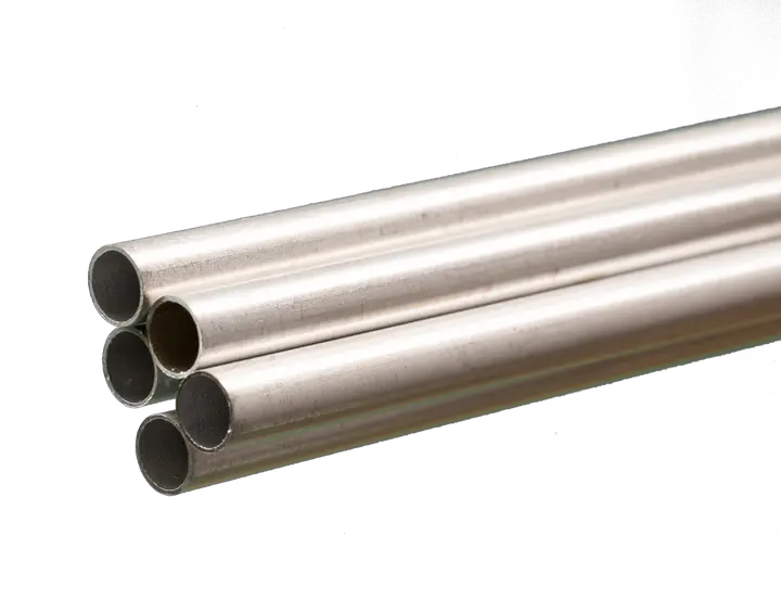 Round Aluminum Tube: 1/4" Od X 0.014" Wall X 36" Long 1