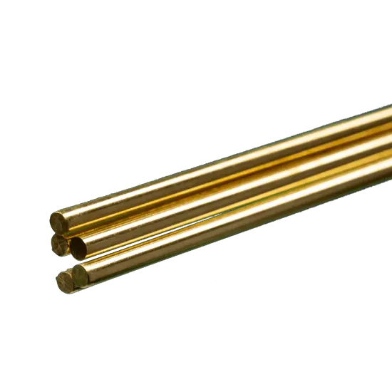 Round Brass Rod: 1/8" Od X 36" Long 1