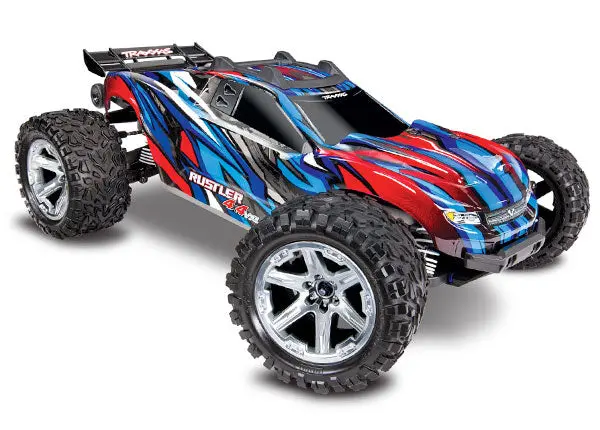 Rustler® 4X4 Vxl: 1/10 Scale Stadium Truck. Blue 1