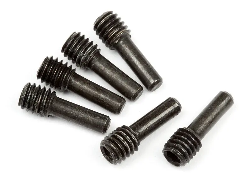 Screw Shaft M4x2.5X12mm (Black/6Pcs) 1