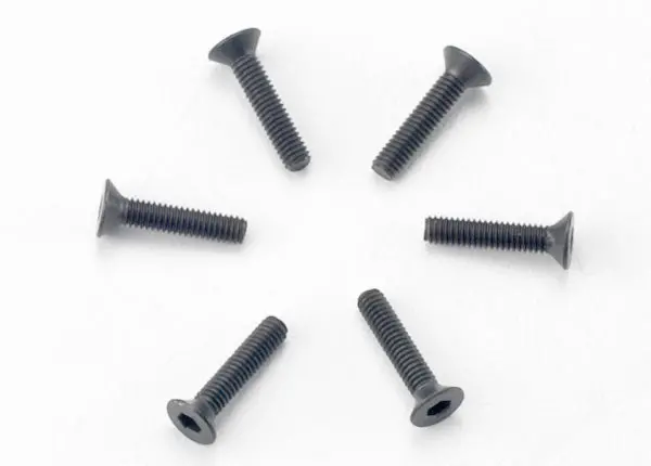 Screws, 2.5X12mm Countersunk Machine (Hex Drive) (6) 1