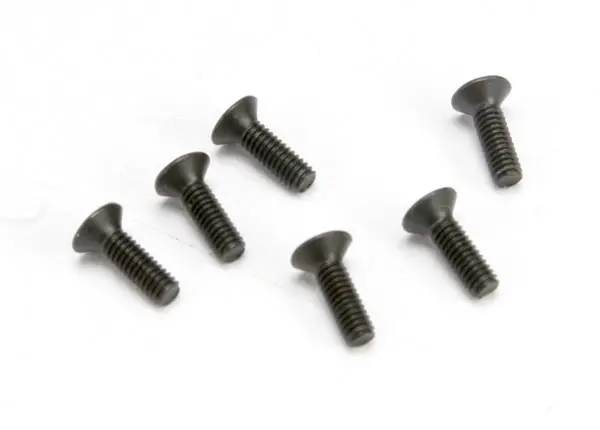 Screws, 2.5X8mm Countersunk Machine (Hex Drive) (6) 1