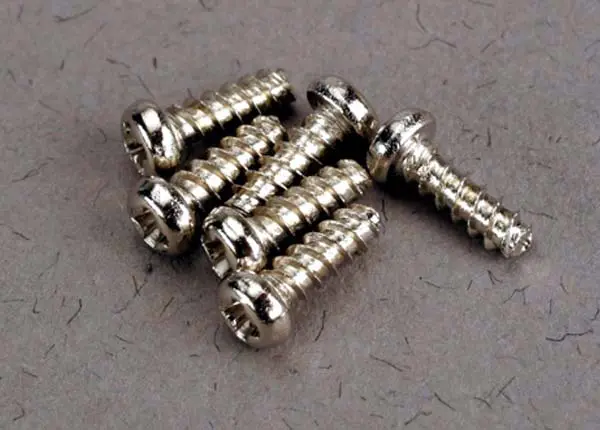 Screws, 2X6mm Roundhead Self-Tapping (6) 1