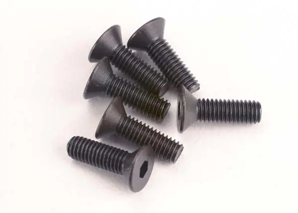 Screws, 3X10mm Countersunk Machine (6) (Hex Drive) 1