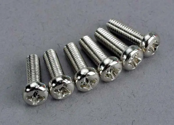 Screws, 3X10mm Roundhead Machine (6) 1