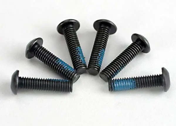 Screws, 3X12mm Button-Head Machine (6) (Starter Attachment Screws With Threadlock) 1