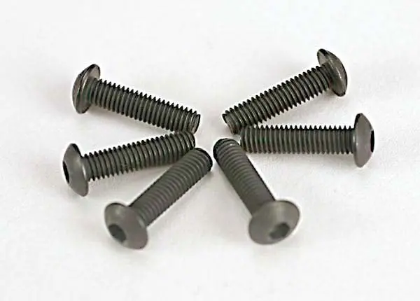 Screws, 3X12mm Button-Head Machine (Hex Drive) (6) 1