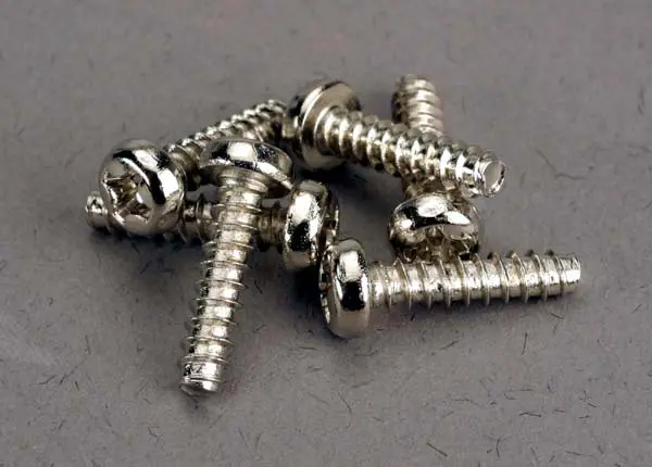 Screws, 3X12mm Roundhead Self-Tapping (6) 1