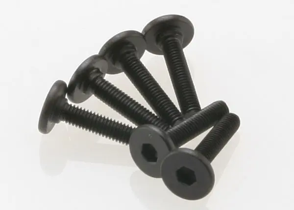 Screws, 3X15mm Flat-Head Machine (Hex Drive) (6) 1
