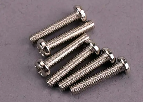 Screws, 3X15mm Roundhead Machine (6) 1