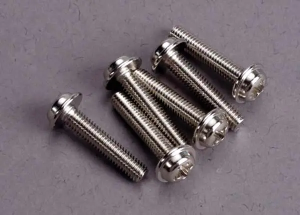 Screws, 3X15mm Washerhead Machine (6) 1