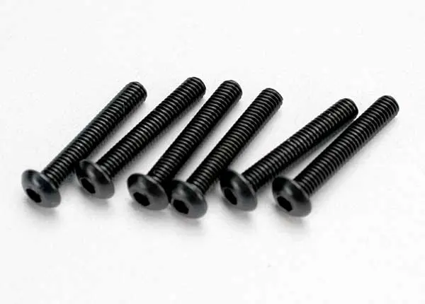 Screws, 3X18mm Button-Head Machine (Hex Drive) (6) 1