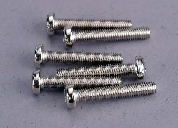 Screws, 3X18mm Roundhead Machine (6) 1
