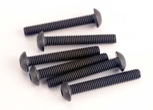 Screws, 3X20mm Button-Head Machine (Hex Drive) (6) 1