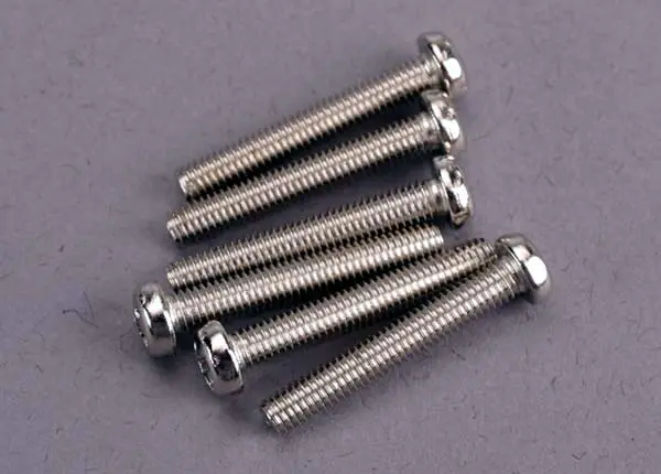 Screws, 3X20mm Roundhead Machine (6) 1