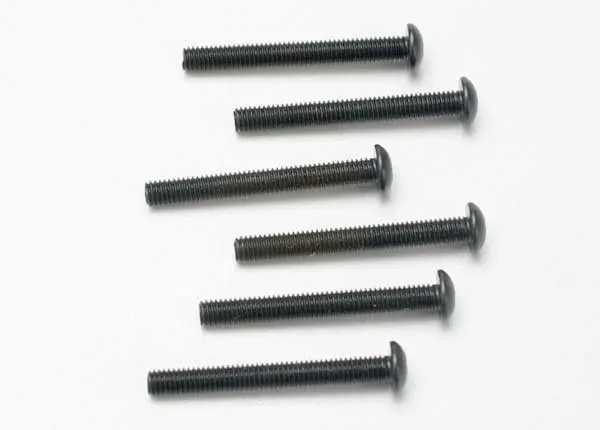 Screws, 3X25mm Button-Head Machine (Hex Drive) (6) 1