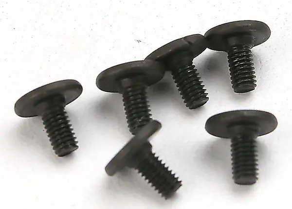 Screws, 3X6mm Flat-Head Machine (Hex Drive) (6) 1