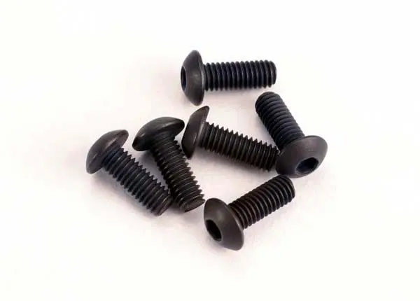 Screws, 3X8mm Button-Head Machine (Hex Drive) (6) 1