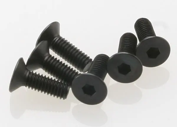 Screws, 4X12mm Countersunk Machine (Hex Drive) (6) 1