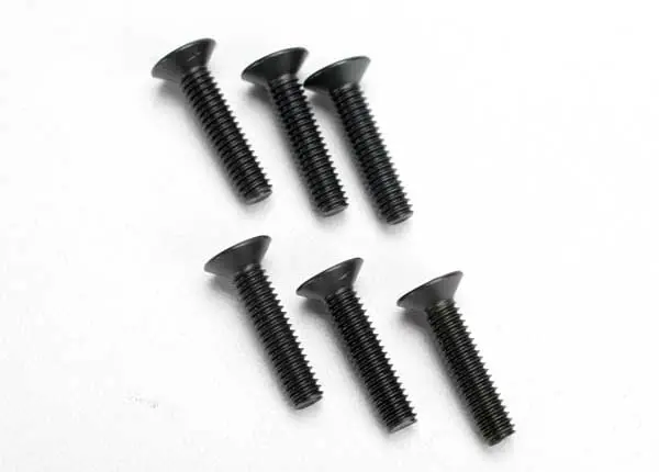 Screws, 4X18mm Countersunk Machine (Hex Drive) (6) 1