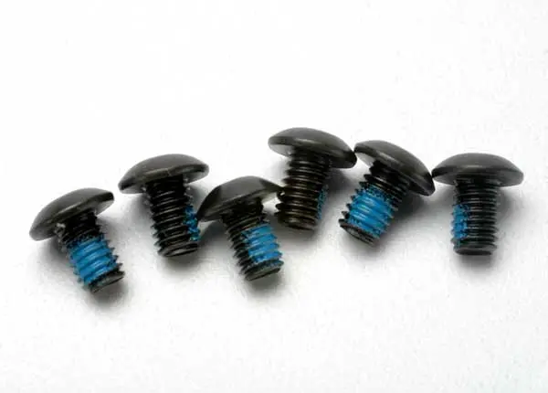 Screws, 4X6mm Button-Head Machine (Hex Drive) (With Threadlock) (6) 1