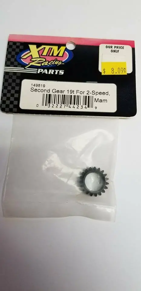 Second Gear 19T For 2-Speed Mammoth 1