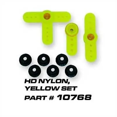 Servo Horns, Hd Nylon, Yellow 1