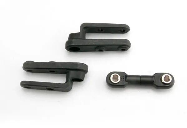 Servo Horns, Steering (2)/ Steering Link (3X12mm Threaded Rod (1)/ Rod Ends (2)/ Hollow Balls (2) 1