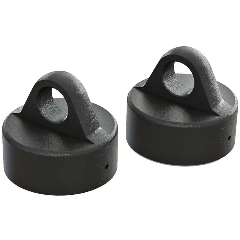 Shock Cap Aluminum, Black (2): 6S 1