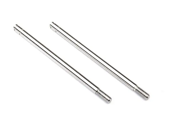 Shock Shafts, Steel, Chrome Finish (Xx-Long) (2) 1