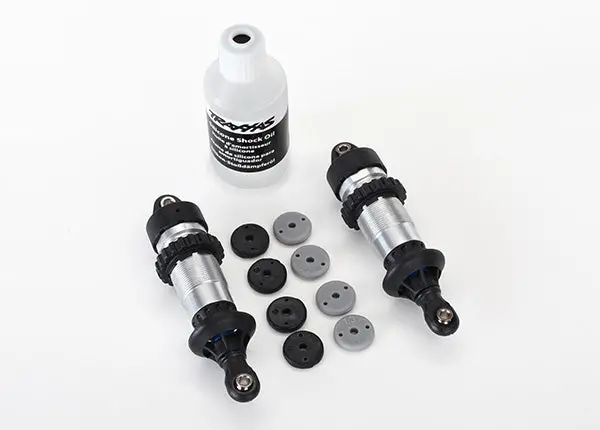 Shocks, Gtr Aluminum (Assembled) (2) (Without Springs) 1