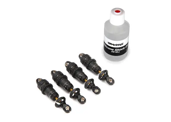 Shocks, Gtr Hard Anodized, Ptfe-Coated Bodies With Tin Shafts (Fully Assembled, Without Springs) (4) 1