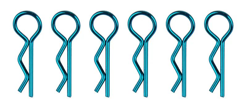 Short Body Clips Metallic Blue 1