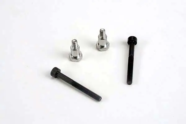 Shoulder Screws, Steering Bellcranks (3X30mm Cap-Head Machine) (2)/ Draglink Shoulder Screws (Chrome) (2) 1