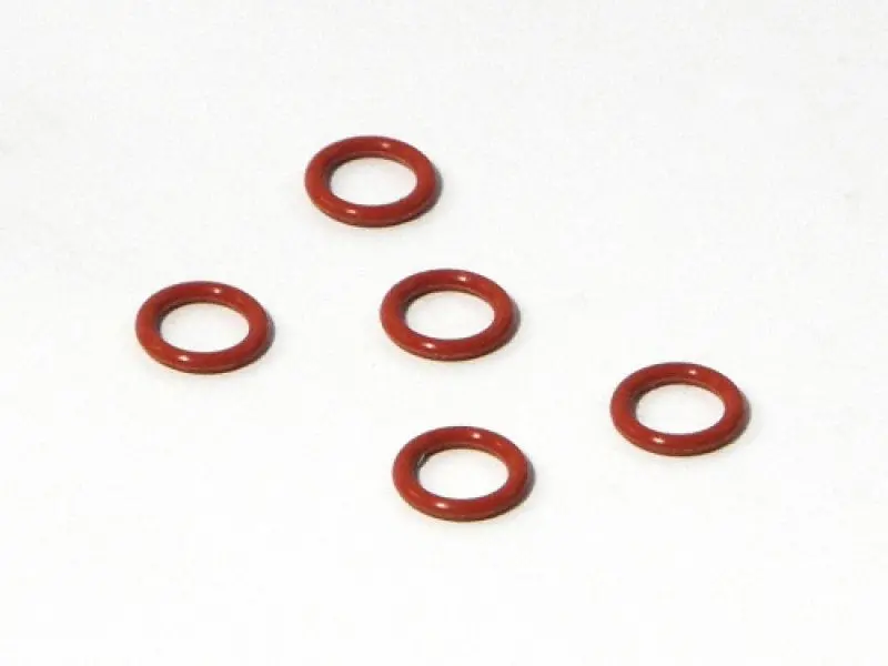 Silicone O-Ring 4.5X6.6Mm (5Pcs/Red) 1